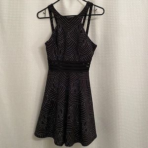 City Studio Black & Silver formal dress